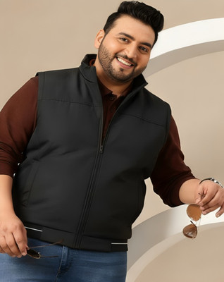 PERFECT PRODUCTIONS Sleeveless Solid Men Jacket