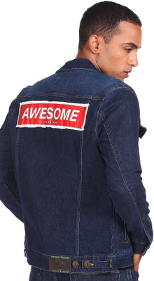 FLYING MACHINE Full Sleeve Solid Men Jacket