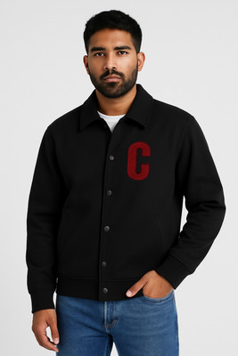 Damler Full Sleeve Solid, Printed Men Jacket