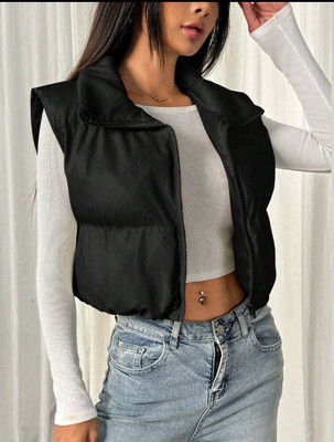 IK Fashion Sleeveless Solid Women Jacket