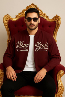 RUMORS Full Sleeve Solid, Printed Men Jacket