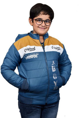 IAC Full Sleeve Printed, Colorblock Boys Jacket