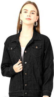 Tripursundari Fashion Full Sleeve Solid Women Denim Jacket