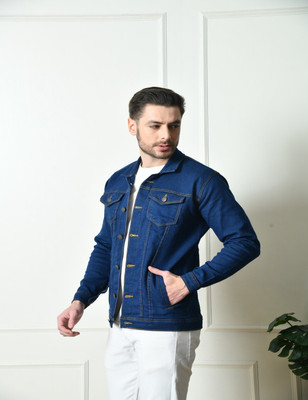 comfits Full Sleeve Solid Men Denim Jacket
