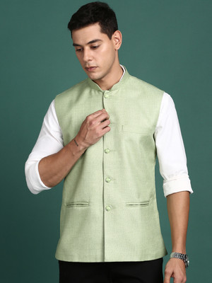 SHOWOFFFF Sleeveless Solid Men Jacket