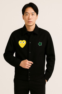 Damler Full Sleeve Solid, Embroidered Men Jacket