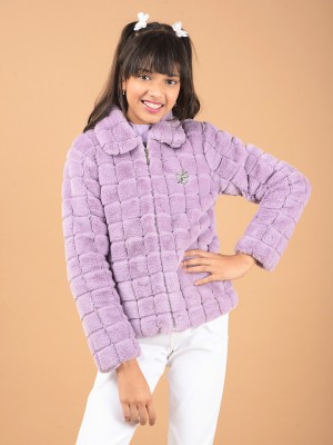 CRIMSOUNE CLUB Full Sleeve Solid Girls Jacket