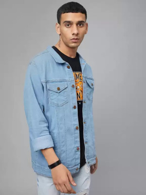 METRONAUT Full Sleeve Solid Men Denim Jacket