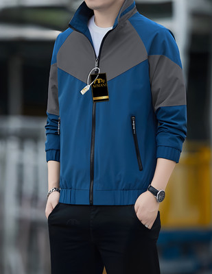 Azmani Full Sleeve Colorblock Men Jacket