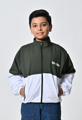 HARIS OMAZ Full Sleeve Colorblock Boys Jacket