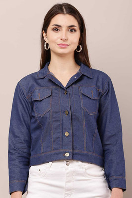 IK Fashion Full Sleeve Solid Women Denim Jacket