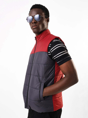 Dennis Lingo Sleeveless Colorblock Men Jacket