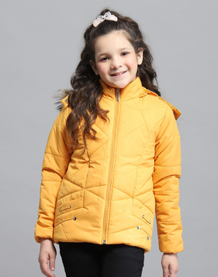 MONTE CARLO Full Sleeve Solid Girls Jacket