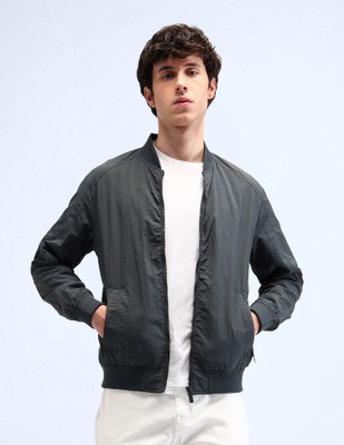 FLYING MACHINE Full Sleeve Solid Men Jacket