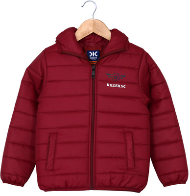 KILLER Full Sleeve Self Design Boys Jacket