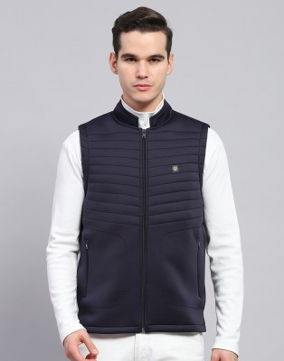 MONTE CARLO Sleeveless Solid Men Jacket