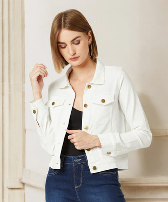 Miss Chase Full Sleeve Solid Women Denim Jacket