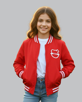 CHISHTIYA Full Sleeve Striped Girls Jacket