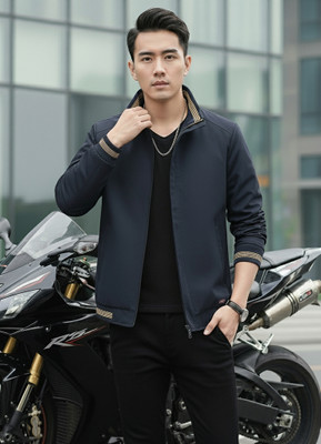 Klothery Full Sleeve Solid Men Jacket