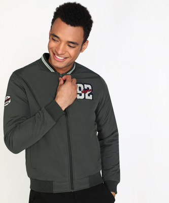 Spykar Full Sleeve Solid Men Jacket