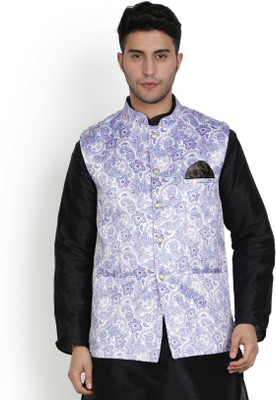 AEW DESIGNS Sleeveless Woven Design Men Jacket