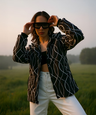 CAMPUS SUTRA Full Sleeve Printed Women Jacket