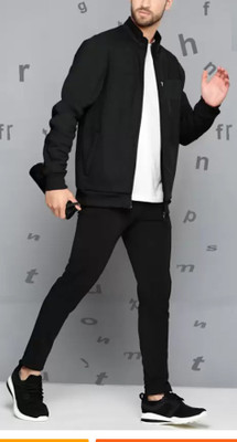 undefined Full Sleeve Self Design Men Jacket