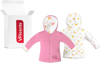 VParents Full Sleeve Solid Baby Boys & Baby Girls Jacket