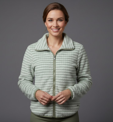 Wineberry Full Sleeve Self Design Women Jacket