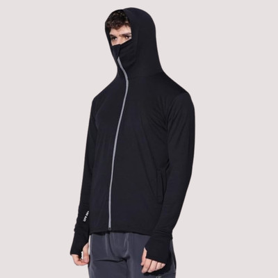 Caraba Solid Men Wind Cheater