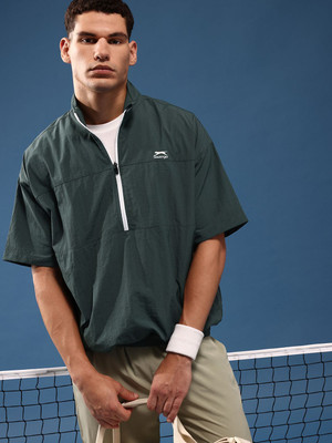 SLAZENGER short_sleeve Solid Men Jacket