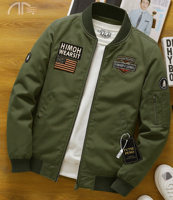FUTSE PENO Full Sleeve Solid, Applique Men Jacket