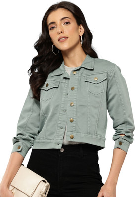 Aarika Full Sleeve Applique Women Denim Jacket