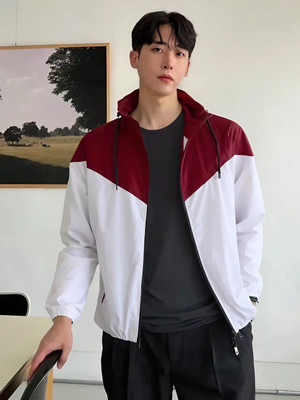 HouseOfCommon WINDCHEATER JACKET FOR MEN Chevron/Zig Zag Men Wind Cheater
