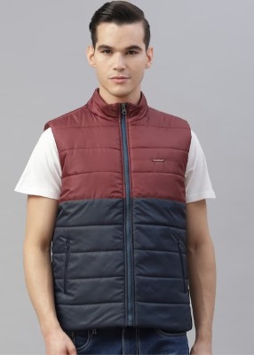 PIERRE CARLO Sleeveless Colorblock Men Jacket