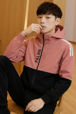 Plus91 Full Sleeve Colorblock Men Jacket