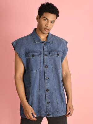 Bene Kleed Sleeveless Washed Men Jacket