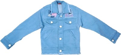 TUFAN Full Sleeve Embroidered Girls Denim Jacket