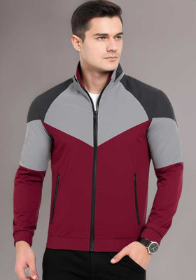 lapataclub Full Sleeve Colorblock Men Jacket