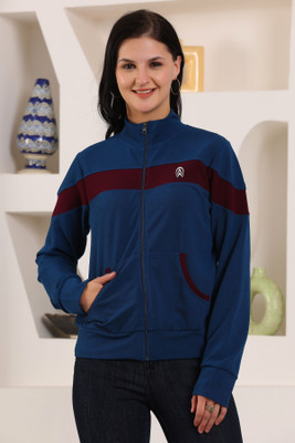 Zicada Full Sleeve Self Design Women Jacket