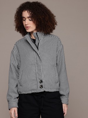 Roadster Full Sleeve Checkered Women Jacket