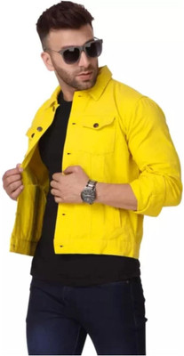 BNK 3/4th Sleeve Solid Men Denim Jacket
