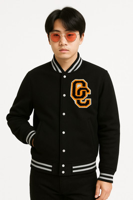 Crossbone Full Sleeve Printed Men Jacket
