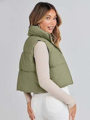Acoustix Sleeveless Solid Women Jacket