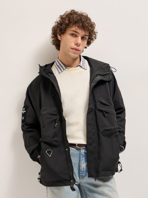 THE BEAR HOUSE Full Sleeve Solid Men Jacket