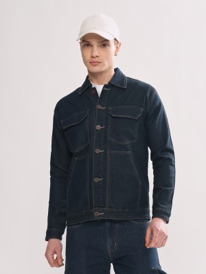 UNITED DENIM Full Sleeve Solid Men Denim Jacket