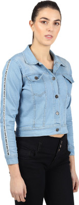 SKYLER FASHION Full Sleeve Washed Women Denim Jacket