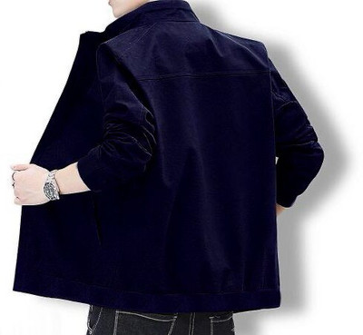 Eddicted Full Sleeve Solid Men Jacket
