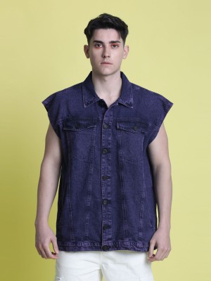 Bene Kleed Sleeveless Washed Men Jacket