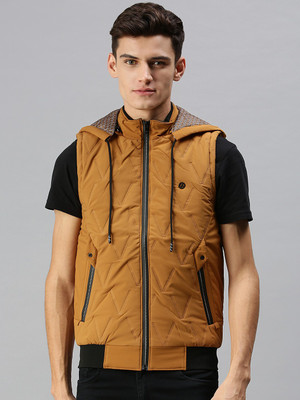 SHOWOFFFF Sleeveless Solid Men Jacket